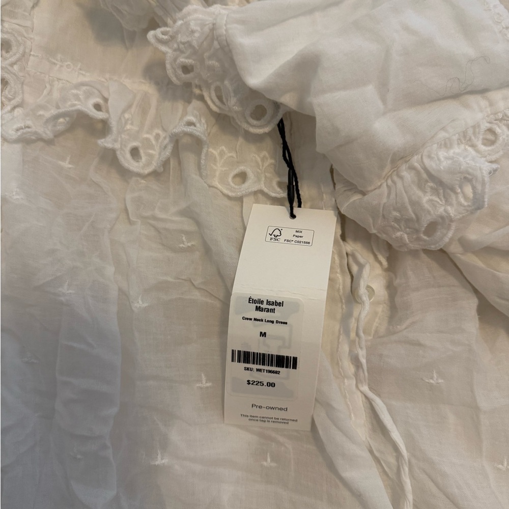 Isabel Marant White Embroidered Dress - Picture 4 of 4